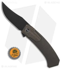 WE Knife Co. Shuddan Frame Lock Knife Bronze Titanium (3.48" Black SW) WE21015-3 7 WE Knife Co. Shuddan Frame Lock Knife Bronze Titanium (3.48" Black SW) WE21015-3 -We Knife Co. WE Knife Co Shuddan FLK Bronze Ti 3in Black SW BHQ 145874 td size
