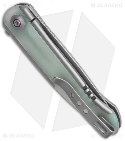 WE Knife Co. Smooth Sentinel Frame Lock Knife Gray Titanium/Natural G-10 (3" SW) 3 WE Knife Co. Smooth Sentinel Frame Lock Knife Gray Titanium/Natural G-10 (3" SW) - Image 3