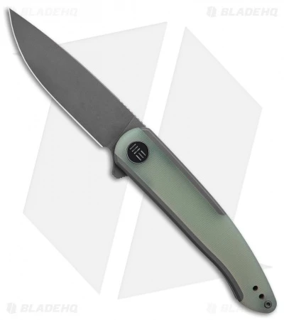 WE Knife Co. Smooth Sentinel Frame Lock Knife Gray Titanium/Natural G-10 (3" SW) 1 WE Knife Co. Smooth Sentinel Frame Lock Knife Gray Titanium/Natural G-10 (3" SW)