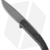 WE Knife Co. Smooth Sentinel Frame Lock Knife Gray Titanium/Marble CF (3" SW)