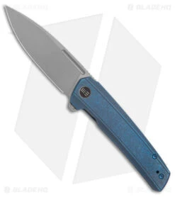 Front Page 31 WE Knife Co. Speedster Frame Lock Knife Blue Titanium (3.5" BB) 21021B-3