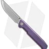 WE Knife Co. Straight Up Frame Lock Knife Purple (3.9" Satin) 710B