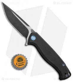 WE Knife Co. Streak Liner Lock Knife Black G-10 (3.4" Black Stonewash) 818C -We Knife Co. WE Knife Co Streak LL Black G 10 Black SW 818C BHQ 92530 jr bottlecap