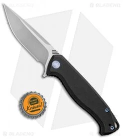 WE Knife Co. Streak Liner Lock Knife Black G-10 (3.4" Stonewash) 818F -We Knife Co. WE Knife Co Streak LL Black G 10 SW 818F BHQ 92533 jr bottlecap