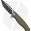 WE Knife Co. Streak Liner Lock Knife Green G-10 (3.4" Black Stonewash) 818B