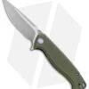 WE Knife Co. Streak Liner Lock Knife Green G-10 (3.4" Stonewash) 818E