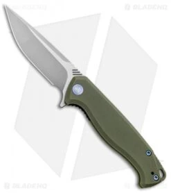 WE Knife Co. Streak Liner Lock Knife Green G-10 (3.4" Stonewash) 818E