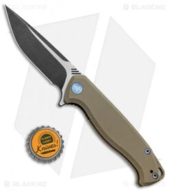 WE Knife Co. Streak Liner Lock Knife Tan G-10 (3.4" Black Stonewash) 818A 7 WE Knife Co. Streak Liner Lock Knife Tan G-10 (3.4" Black Stonewash) 818A -We Knife Co. WE Knife Co Streak LL Tan G 10 Black SW 818A BHQ 92528 jr bottlecap