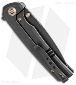 WE Knife Co. Subjugator Frame Lock Knife Black Titanium (3.5" Black) -We Knife Co. WE Knife Co Subjugator FL Black Ti Black BHQ 139451 jr side