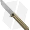WE Knife Co. Syncro Integral Frame Lock Knife Gold Ti (3.8" Stonewash) 909B