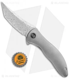 WE Knife Co. Synergy2 Tanto Integral Frame Lock (3.5" Heimskringla Damasteel) -We Knife Co. WE Knife Co Synergy2 Tanto Integral Frame Lock Heimskringla Damasteel 912DS 2 BHQ 104236 jr bottlecap