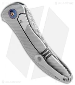 WE Knife Co. Synergy2 Tanto Integral Frame Lock (3.5" Heimskringla Damasteel) -We Knife Co. WE Knife Co Synergy2 Tanto Integral Frame Lock Heimskringla Damasteel 912DS 2 BHQ 104236 jr side