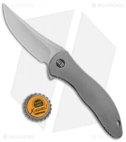 WE Knife Co. Synergy2 Trailing Point Integral Frame Lock Knife Ti (3.5" SW) -We Knife Co. WE Knife Co Synergy2 Trailing Point Integral Shedded Ti Satin 912A BHQ 98853 jr bottlecap 1