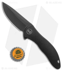 WE Knife Co. Synergy2v2 Integral Frame Lock Knife Black Titanium (3.5" BW) -We Knife Co. WE Knife Co Synergy2v2 Integral FL Black Ti BW BHQ 174422 jr bottlecap
