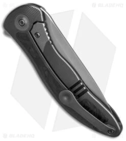 WE Knife Co. Synergy2v2 Knife Integral Gray Ti/CF (3.5" BB) WE18046CF-1 -We Knife Co. WE Knife Co Synergy2v2 Knife Integral Gray Ti CF 3in BB BHQ 145884 td side