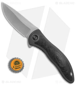 WE Knife Co. Synergy2v2 Knife Integral Gray Ti/CF (3.5" BB) WE18046CF-1 -We Knife Co. WE Knife Co Synergy2v2 Knife Integral Gray Ti CF 3in BB BHQ 145884 td size