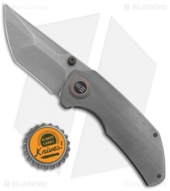 WE Knife Co. Thug Frame Lock Knife Gray Titanium (2.6" Stonewash) -We Knife Co. WE Knife Co Thug FL Gray Ti SW 2103B BHQ 120905 jr bottlecap