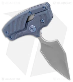 WE Knife Co. Typhoeus Fixed Blade Knife Blue Titanium (2.27" BB) WE21036B-3 -We Knife Co. WE Knife Co Typhoeus Fixed Blade Blue Ti BB BHQ 174416 jr push side