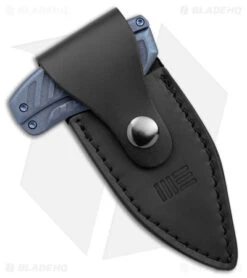 WE Knife Co. Typhoeus Fixed Blade Knife Blue Titanium (2.27" BB) WE21036B-3 -We Knife Co. WE Knife Co Typhoeus Fixed Blade Blue Ti BB BHQ 174416 jr sheath