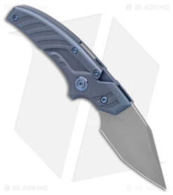 WE Knife Co. Typhoeus Fixed Blade Knife Blue Titanium (2.27" BB) WE21036B-3 -We Knife Co. WE Knife Co Typhoeus Fixed Blade Blue Ti BB BHQ 174416 jr spine