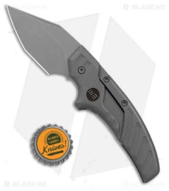 WE Knife Co. Typhoeus Fixed Blade Knife Gray Titanium (2.27" SW) WE21036B-2 -We Knife Co. WE Knife Co Typhoeus Fixed Blade Gray Ti SW BHQ 174415 jr bottleacp