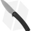 WE Knife Co. Upshot Frame Lock Knife Black Ti (3.5" Polished Bead Blast) 2102A