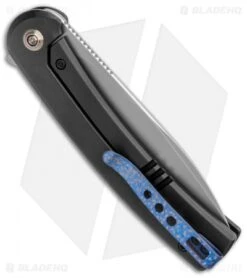 WE Knife Co. Upshot Frame Lock Knife Black Ti (3.5" Polished Bead Blast) 2102A -We Knife Co. WE Knife Co Upshot FL Black Ti BB 2102A BHQ 123525 jr side