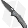 WE Knife Co. Vapor Frame Lock Knife Gray Ti/Carbon Fiber (2.95" Black) 804C