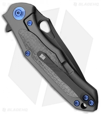 WE Knife Co. Vapor Frame Lock Knife Gray Ti/Carbon Fiber (2.95" Black) 804C 3 WE Knife Co. Vapor Frame Lock Knife Gray Ti/Carbon Fiber (2.95" Black) 804C - Image 3