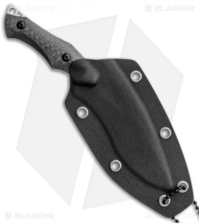 WE Knife Co. Vaquita Fixed Blade Mini Kukri Neck Knife CF (3.2" Black SW) 807B 3 WE Knife Co. Vaquita Fixed Blade Mini Kukri Neck Knife CF (3.2" Black SW) 807B - Image 3