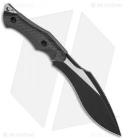 Front Page -We Knife Co. WE Knife Co Vaquita Fixed Mini Kukri Neck Knife CF Black SW 807B BHQ 92543 jr spine