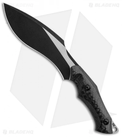 WE Knife Co. Vaquita Fixed Blade Mini Kukri Neck Knife CF (3.2" Black SW) 807B 1 WE Knife Co. Vaquita Fixed Blade Mini Kukri Neck Knife CF (3.2" Black SW) 807B