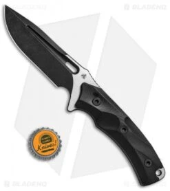WE Knife Co. Vindex Fixed Blade Knife Black G-10 (4.3" Black Stonewash) 802B -We Knife Co. WE Knife Co Vindex Black G 10 Black 802B BHQ 82602 jr bottlecap