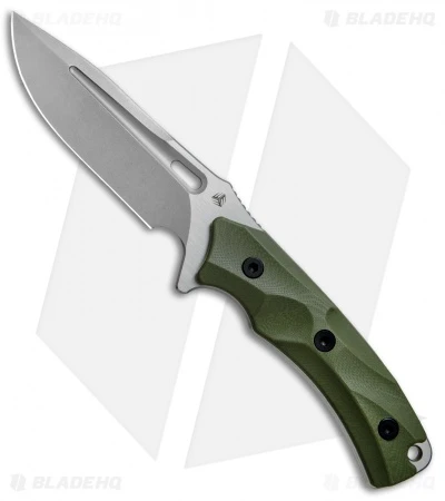 WE Knife Co. Vindex Fixed Blade Knife Green G-10 (4.3" Stonewash) 802A 1 WE Knife Co. Vindex Fixed Blade Knife Green G-10 (4.3" Stonewash) 802A