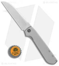 WE Knife Co. Wasabi Frame Lock Knife Titanium (3.8" Hand Satin) 813A -We Knife Co. WE Knife Co Wasabi 813A BHQ 86937 er bottlecap