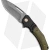 WE Knife Co. Willumsen JIXX Flipper Knife OD Green G-10/Black Ti (3.5" SW) 904A