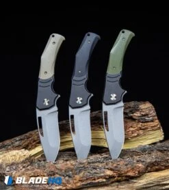 WE Knife Co. Willumsen JIXX Flipper Knife Tan G-10/Black Ti (3.5" SW) 904B -We Knife Co. WE Knife Co Willumsen JIXX Flipper Knife Black G 10 Black Ti SW 904C BHQ 93875 kp logs web 2