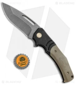 WE Knife Co. Willumsen JIXX Flipper Knife Tan G-10/Black Ti (3.5" SW) 904B -We Knife Co. WE Knife Co Willumsen JIXX Tan G 10 Black Ti SW 904B BHQ 93873 jr bottlecap