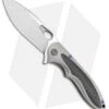 WE Knife Co. Zephyr Frame Lock Knife Gray Ti/CF (3.5" Stonewash) 716F