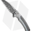 WE Knife Co. Ziffius Limited Edition Button Lock Knife Gray Ti + CF (3.7" Dam.)