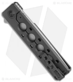 WE Knife Co. Zinker Miscreant 3.0 Frame Lock Knife Black Ti. (3" Stonewash) -We Knife Co. WE Knife Co Zinker Miscreant 3.0 FL Black Ti SW BHQ 120904 jr side 1