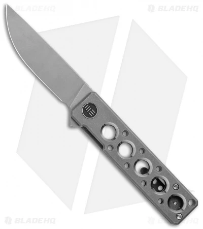 WE Knife Co. Zinker Miscreant 3.0 Frame Lock Knife Gray Ti. (3" Stonewash) 1 WE Knife Co. Zinker Miscreant 3.0 Frame Lock Knife Gray Ti. (3" Stonewash)