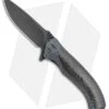 WE Knife Co. Anodyne Integral Frame Lock Knife FlamedTi/CF (2.35" Black SW) 914B