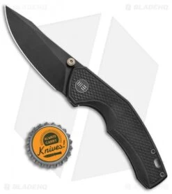 WE Knife Co. Degnan Gnar Frame Lock Knife Black Ti (2.78" Black SW) 917B -We Knife Co. WE Knife Co. Degnan Gnar FL Black Ti Black SW 917B BHQ 100859 jr bottlecap