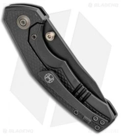WE Knife Co. Degnan Gnar Frame Lock Knife Black Ti (2.78" Black SW) 917B -We Knife Co. WE Knife Co. Degnan Gnar FL Black Ti Black SW 917B BHQ 100859 jr side
