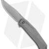 WE Knife Co. Gava Frame Lock Knife Gray Titanium (3.25" BB Stonewash)