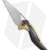WE Knife Co. Isham ÃternA Integral Folding Knife CF/Gold Ti (3.25" M390) Aeterna