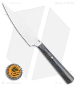 WE Knife Co. Kitchen Yakula 4.5" Paring Knife Titanium/CF Black + Blue 2013A -We Knife Co. WE Knife Co. Kitchen Yakula 8.5 Chefs Knife TitaniumCF Black Blue 2013A BHQ 117964 LS Bottlecap