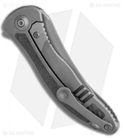 WE Knife Co. Mini Synergy Tanto Knife Ti/Shredded CF (3" Stonewash) 2012CF-A -We Knife Co. WE Knife Co. Mini Synergy Flipper Knife Ti.Shredded CF 3 SW Tanto 2012CF A BHQ 117963 LS Spide