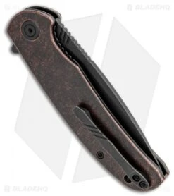 WE Knife Co. Practic Liner Lock Knife Copper (3.3" Black Stonewash M390) 6 WE Knife Co. Practic Liner Lock Knife Copper (3.3" Black Stonewash M390) -We Knife Co. WE Knife Co. Practic Liner Lock Knife Copper 3.3in Black Stonewash M390 809F BHQ 113486 LS Side